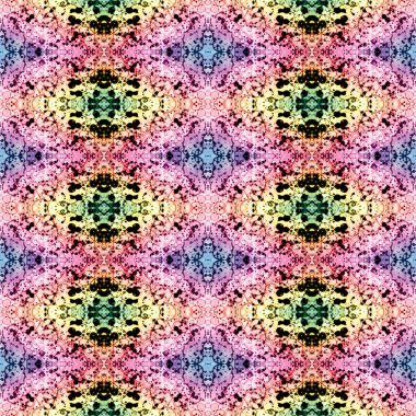 Kusursuz soyut kare deseni. Kaleydoskop deseni. Yaratıcı doku. sonsuz desen