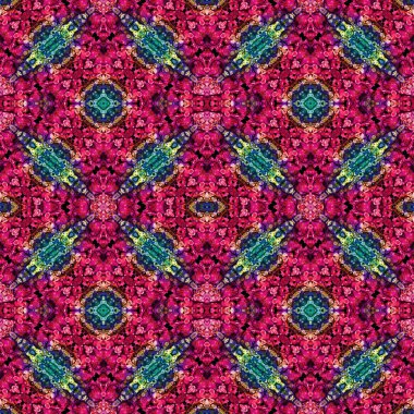 Kusursuz soyut kare deseni. Kaleydoskop deseni. Yaratıcı doku. sonsuz desen