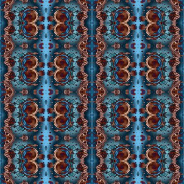 Kusursuz soyut kare deseni. Kaleydoskop deseni. Yaratıcı doku. sonsuz desen