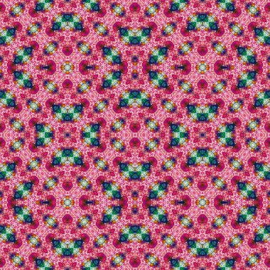 Kusursuz soyut kare deseni. Kaleydoskop deseni. Yaratıcı doku. sonsuz desen