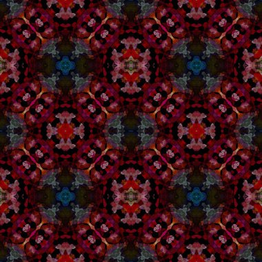 Kusursuz soyut kare deseni. Kaleydoskop deseni. Yaratıcı doku. sonsuz desen