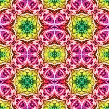 Kusursuz soyut kare deseni. Kaleydoskop deseni. Yaratıcı doku. sonsuz desen