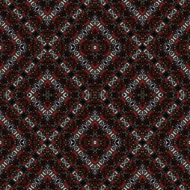 Kusursuz soyut kare deseni. Kaleydoskop deseni. Yaratıcı doku. sonsuz desen