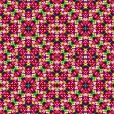 Kusursuz soyut kare deseni. Kaleydoskop deseni. Yaratıcı doku. sonsuz desen