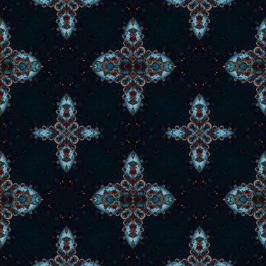 Kusursuz soyut kare deseni. Kaleydoskop deseni. Yaratıcı doku. sonsuz desen