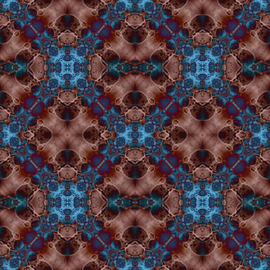 Kusursuz soyut kare deseni. Kaleydoskop deseni. Yaratıcı doku. sonsuz desen