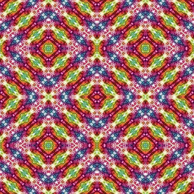 Kusursuz soyut kare deseni. Kaleydoskop deseni. Yaratıcı doku. sonsuz desen