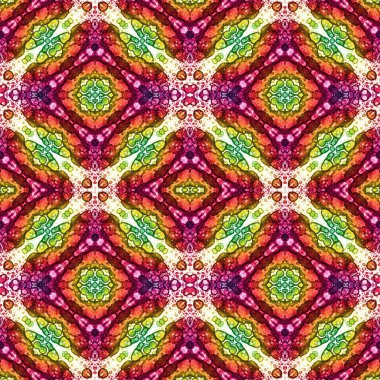 Kusursuz soyut kare deseni. Kaleydoskop deseni. Yaratıcı doku. sonsuz desen