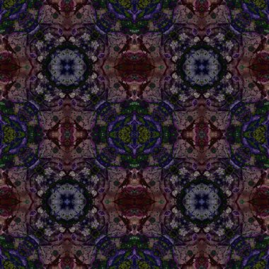 Kusursuz soyut kare deseni. Kaleydoskop deseni. Yaratıcı doku. sonsuz desen