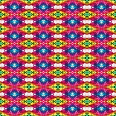 Kusursuz soyut kare deseni. Kaleydoskop deseni. Yaratıcı doku. sonsuz desen