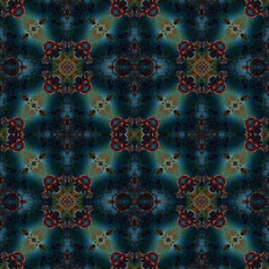 Kusursuz soyut kare deseni. Kaleydoskop deseni. Yaratıcı doku. sonsuz desen