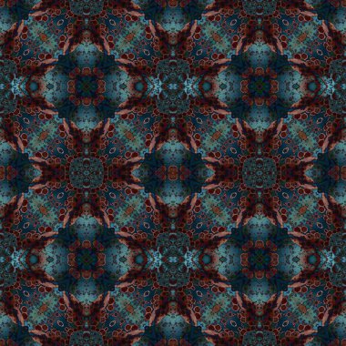 Kusursuz soyut kare deseni. Kaleydoskop deseni. Yaratıcı doku. sonsuz desen