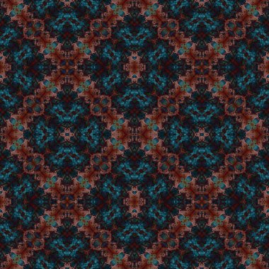 Kusursuz soyut kare deseni. Kaleydoskop deseni. Yaratıcı doku. sonsuz desen