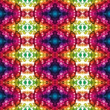 Kusursuz soyut kare deseni. Kaleydoskop deseni. Yaratıcı doku. sonsuz desen