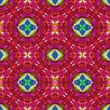 Kusursuz soyut kare deseni. Kaleydoskop deseni. Yaratıcı doku. sonsuz desen