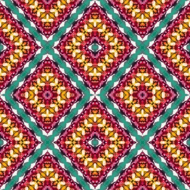 Kusursuz soyut kare deseni. Kaleydoskop deseni. Yaratıcı doku. sonsuz desen