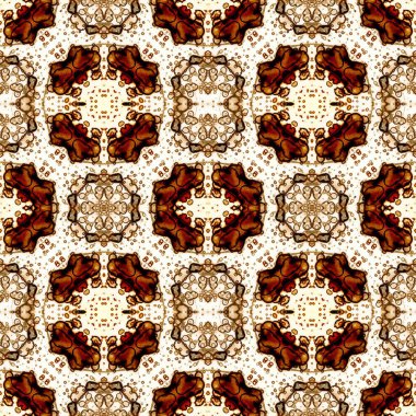 Kusursuz soyut kare deseni. Kaleydoskop deseni. Yaratıcı doku. sonsuz desen