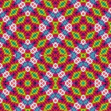 Kusursuz soyut kare deseni. Kaleydoskop deseni. Yaratıcı doku. sonsuz desen