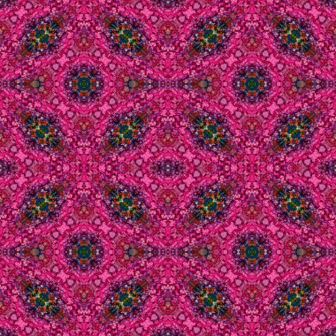 Kusursuz soyut kare deseni. Kaleydoskop deseni. Yaratıcı doku. sonsuz desen