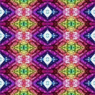 Kusursuz soyut kare deseni. Kaleydoskop deseni. Yaratıcı doku. sonsuz desen