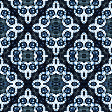 Kusursuz soyut kare deseni. Kaleydoskop deseni. Yaratıcı doku. sonsuz desen