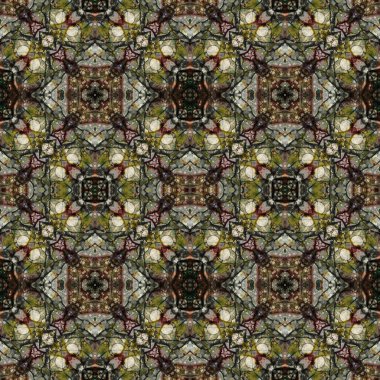 Kusursuz soyut kare deseni. Kaleydoskop deseni. Yaratıcı doku. sonsuz desen