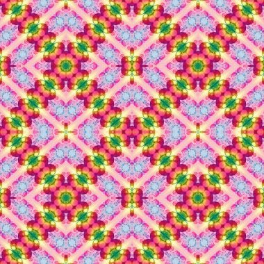 Kusursuz soyut kare deseni. Kaleydoskop deseni. Yaratıcı doku. sonsuz desen