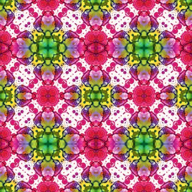 Kusursuz soyut kare deseni. Kaleydoskop deseni. Yaratıcı doku. sonsuz desen