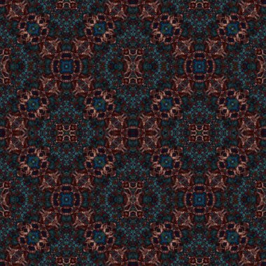 Kusursuz soyut kare deseni. Kaleydoskop deseni. Yaratıcı doku. sonsuz desen