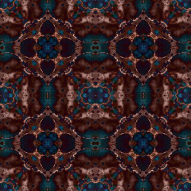 Kusursuz soyut kare deseni. Kaleydoskop deseni. Yaratıcı doku. sonsuz desen