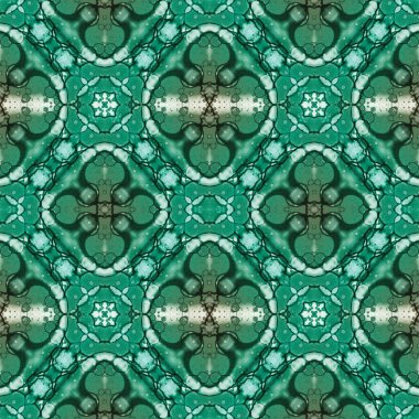 Kusursuz soyut kare deseni. Kaleydoskop deseni. Yaratıcı doku. sonsuz desen