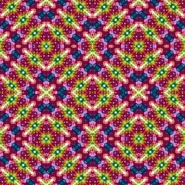Kusursuz soyut kare deseni. Kaleydoskop deseni. Yaratıcı doku. sonsuz desen