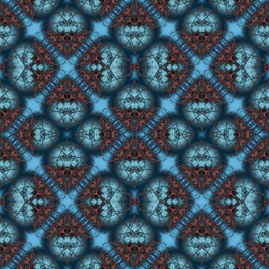 Kusursuz soyut kare deseni. Kaleydoskop deseni. Yaratıcı doku. sonsuz desen