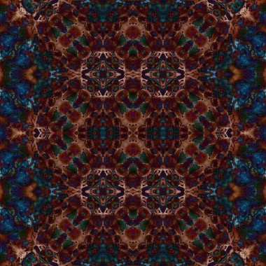 Kusursuz kaleydoskop deseni. Soyut doku. Yaratıcı ve kusursuz bir arkaplan