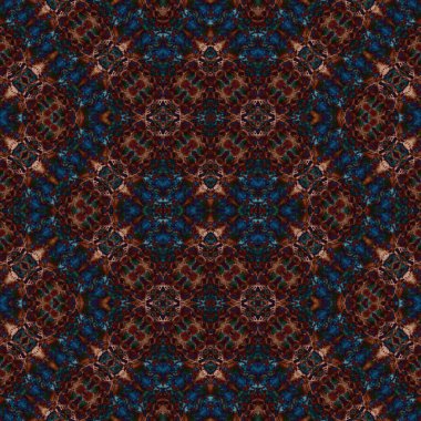 Kusursuz kaleydoskop deseni. Soyut doku. Yaratıcı ve kusursuz bir arkaplan