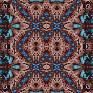 Kusursuz kaleydoskop deseni. Soyut doku. Yaratıcı ve kusursuz bir arkaplan