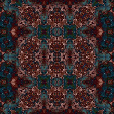 Kusursuz kaleydoskop deseni. Soyut doku. Yaratıcı ve kusursuz bir arkaplan