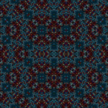 Kusursuz kaleydoskop deseni. Soyut doku. Yaratıcı ve kusursuz bir arkaplan