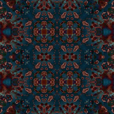 Kusursuz kaleydoskop deseni. Soyut doku. Yaratıcı ve kusursuz bir arkaplan