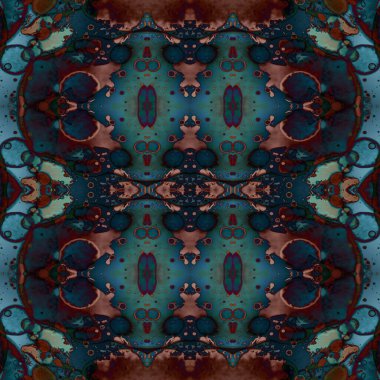 Kusursuz kaleydoskop deseni. Soyut doku. Yaratıcı ve kusursuz bir arkaplan