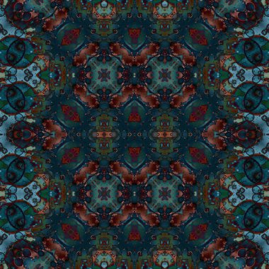 Kusursuz kaleydoskop deseni. Soyut doku. Yaratıcı ve kusursuz bir arkaplan