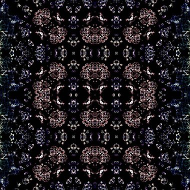 Kusursuz kaleydoskop deseni. Soyut doku. Yaratıcı ve kusursuz bir arkaplan