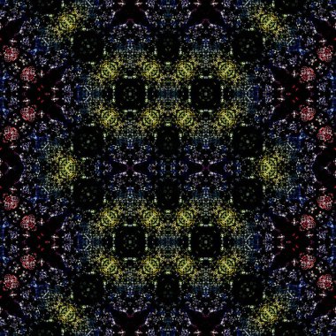 Kusursuz kaleydoskop deseni. Soyut doku. Yaratıcı ve kusursuz bir arkaplan