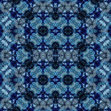 Kusursuz kaleydoskop deseni. Soyut doku. Yaratıcı ve kusursuz bir arkaplan