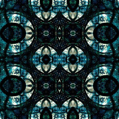 Kusursuz kaleydoskop deseni. Soyut doku. Yaratıcı ve kusursuz bir arkaplan