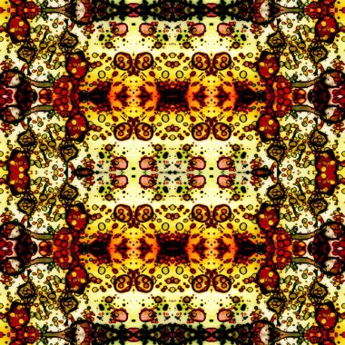 Kusursuz kaleydoskop deseni. Soyut doku. Yaratıcı ve kusursuz bir arkaplan