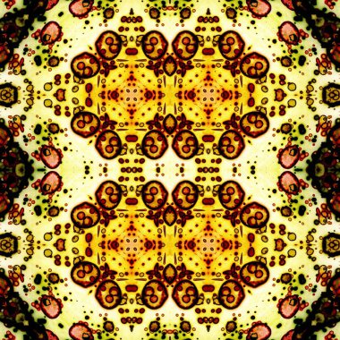 Kusursuz kaleydoskop deseni. Soyut doku. Yaratıcı ve kusursuz bir arkaplan