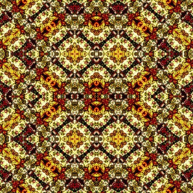 Kusursuz kaleydoskop deseni. Soyut doku. Yaratıcı ve kusursuz bir arkaplan