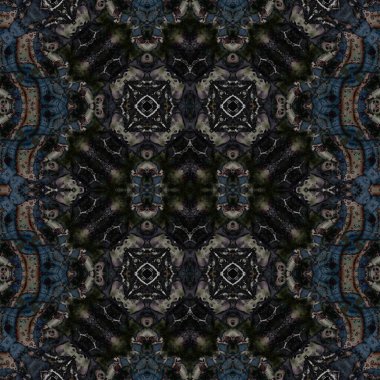 Kusursuz kaleydoskop deseni. Soyut doku. Yaratıcı ve kusursuz bir arkaplan