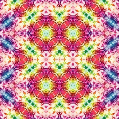 Kusursuz kaleydoskop deseni. Soyut doku. Yaratıcı ve kusursuz bir arkaplan